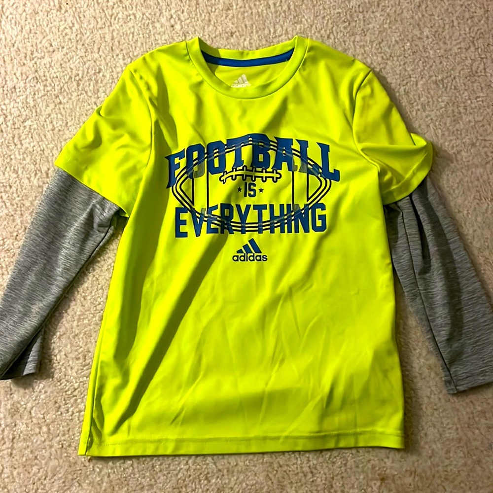 Adidas football tee shirt - size 7